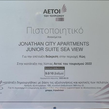 Jonathan City Apartment Kos Exteriér fotografie