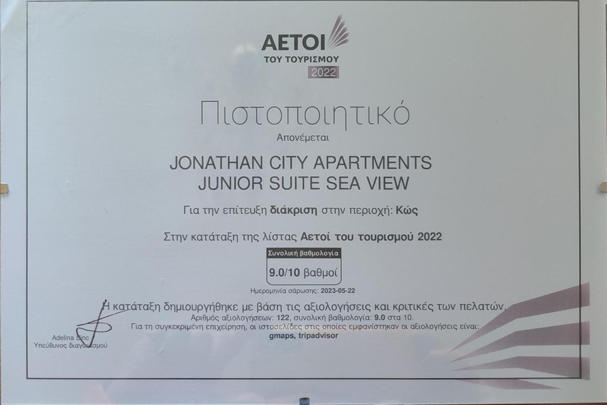 Jonathan City Apartment Kos Exteriér fotografie